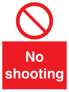No shooting